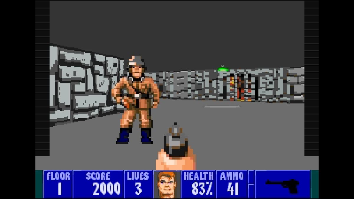 Wolfenstein 3-D en train de tourner sur Neo Geo, portage construit par des agents IA